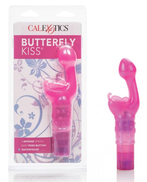 Butterfly Kiss Vibrator Pink, California Exotics