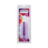 Crystal Jellies Anal Starter 5.5in Dildo Purple, Doc Johnson