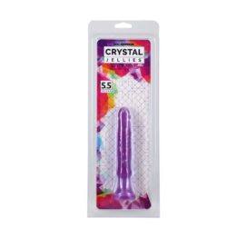 Crystal Jellies Anal Starter 5.5in Dildo Purple, Doc Johnson