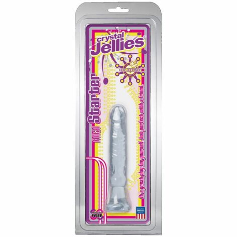 Crystal Jellies Anal Starter 6in Dildo Clear