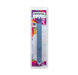 Crystal Jellies Double Dong 18in Clear, Doc Johnson