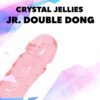 Crystal Jellies Jr. Double Dong 12in Pink, Doc Johnson