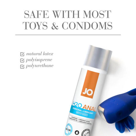 JO H2O Anal Lubricant Original Water Based 8oz (240ml)