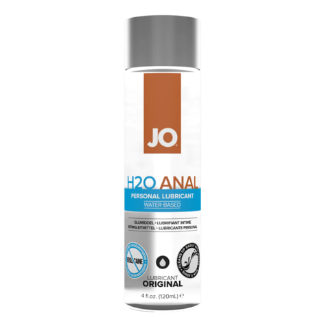 JO H2O Anal Lubricant Water Based 4oz (120ml)