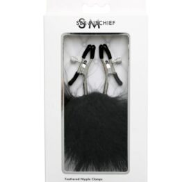 Sex & Mischief Feathered Nipple Clamps, Sportsheets