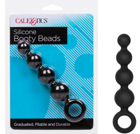Silicone Booty Beads Black, CalExotics