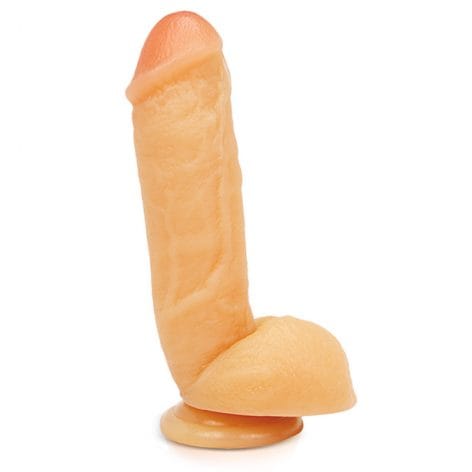 Tex XL Suction Cup Cock and Balls Beige