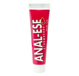 Anal-Ese Cream Strawberry .5oz (14g) Soft Pkg, Nasstoys