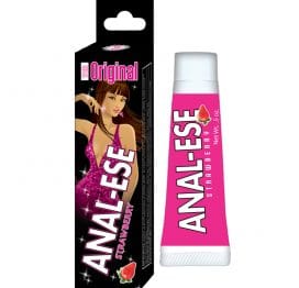 Anal-Ese Strawberry .5oz Anal Lube, Discreet Package