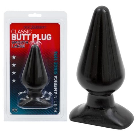 Classic Butt Plug Large Black