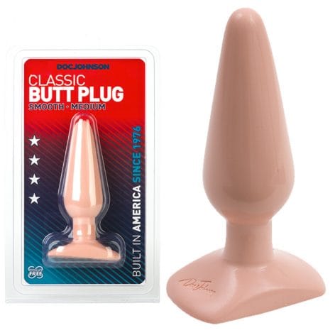 Classic Butt Plug Medium Beige Flesh