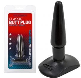 Classic Butt Plug Small Black