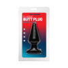 Classic Butt Plug Smooth Large Black, Doc Johnson