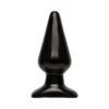 Classic Butt Plug Smooth Large Black, Doc Johnson