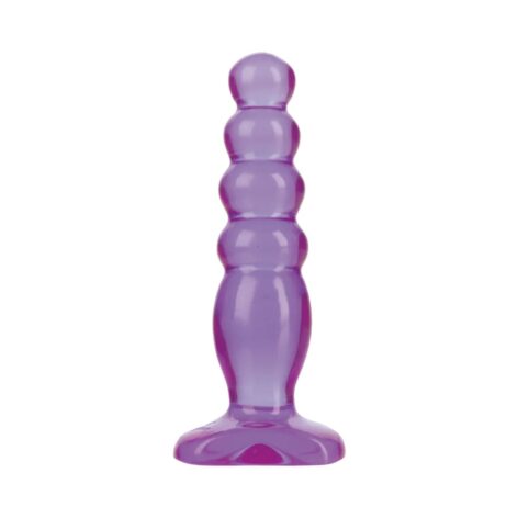 Crystal Jellies Anal Delight 5in Butt Plug Purple, Doc Johnson