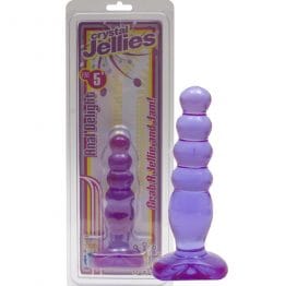 Crystal Jellies Anal Delight Purple 5in