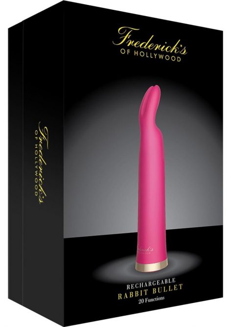 Frederick's of Hollywood Rechargeable Rabbit Bullet Pink Box