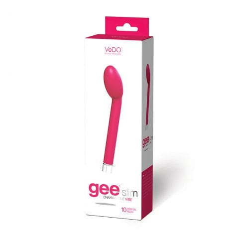 GeeSlim Rechargeable G-spot Vibe Pink Box