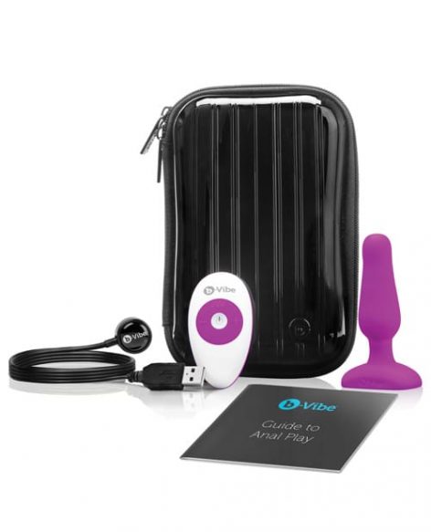 b-Vibe Novice Anal Plug Fuchsia