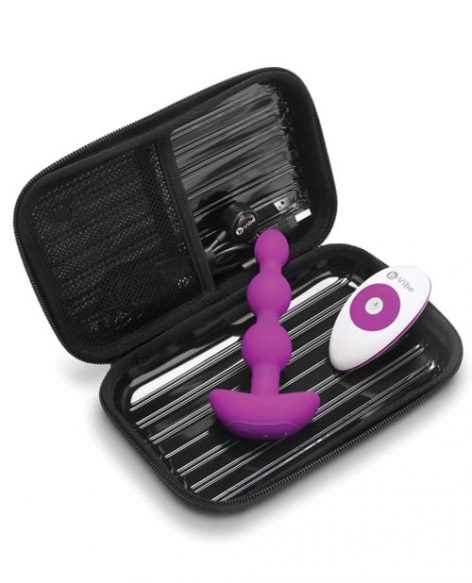 b-Vibe Triplet Anal Beads Fuchsia