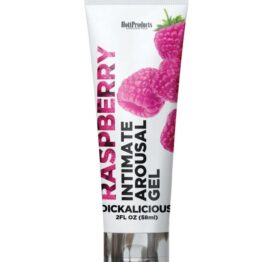 Dickalicious Penis Arousal Gel Raspberry 2oz (58ml), Hott