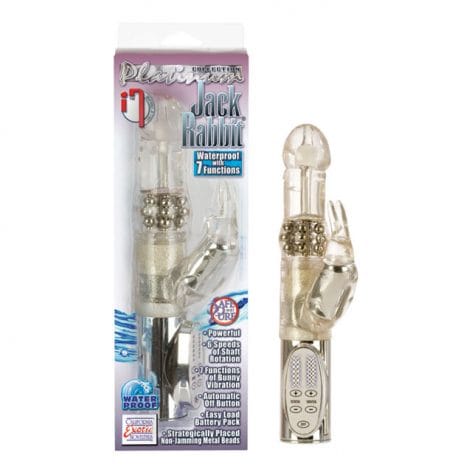 Platinum Jack Rabbit Silver Vibrator