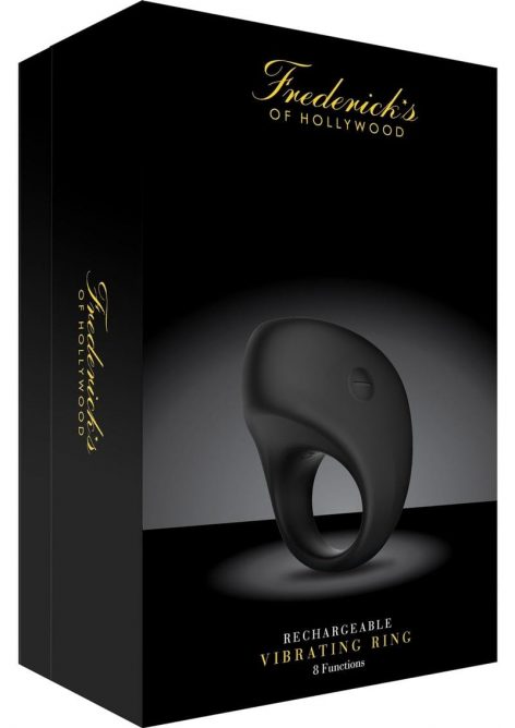 Fredericks of Hollywood Rechargeable Vibrating Cock Ring Black Box