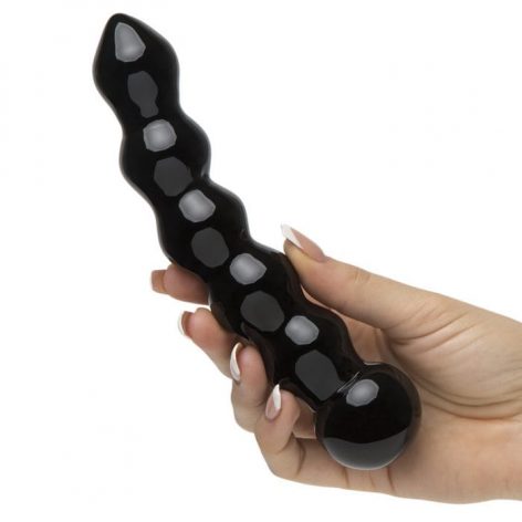 It's Divine Glass Beaded Dildo