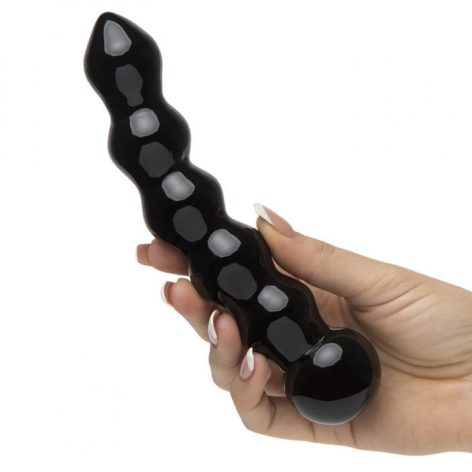 It's Divine Glass Beaded Dildo