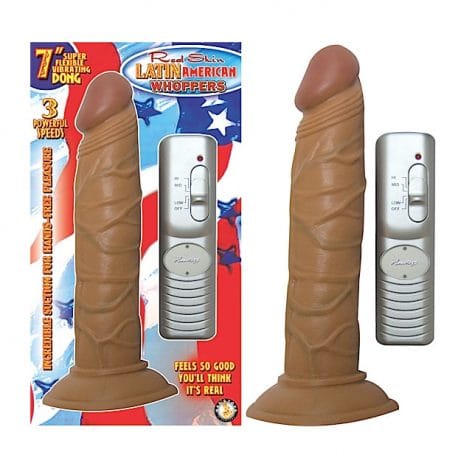 Latin American Whoppers 7in Vibrating Dildo