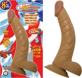 Latin American Whoppers 8in Dildo with Balls