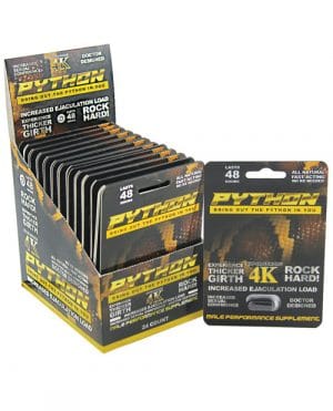 Python 4K Male Performance Enhancement 24 Pills | Satisfaction