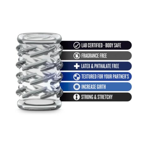 Stay Hard Cock Sleeve Kit 6 Pack Clear, Blush