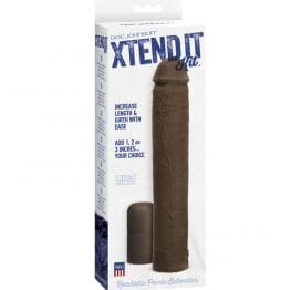 Xtend It Kit Realistic Penis Extender Black Box