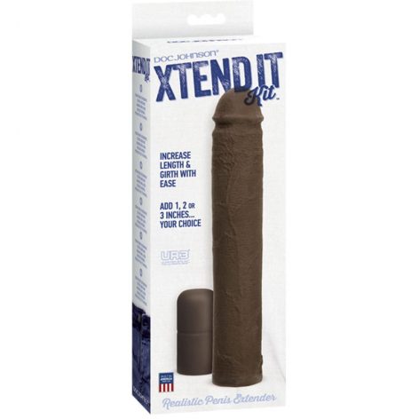 Xtend It Kit Realistic Penis Extender Black Box