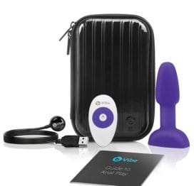 b-Vibe Rimming Petite Anal Plug Purple