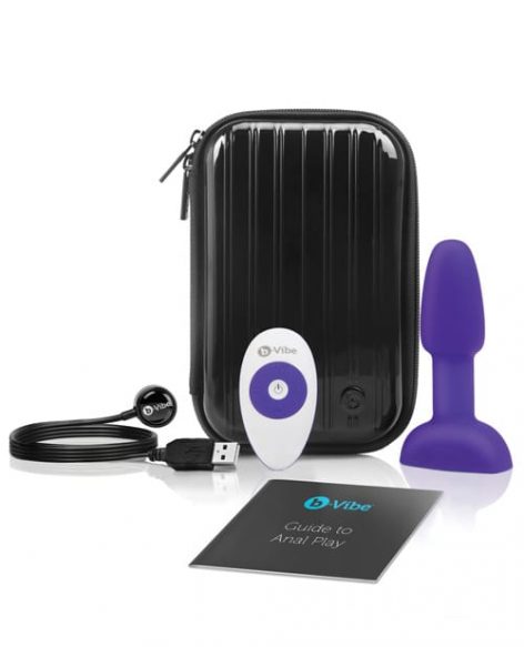 b-Vibe Rimming Petite Anal Plug Purple