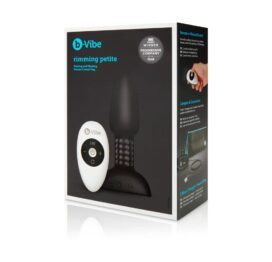 b-Vibe Rimming Petite Rotating & Vibrating Anal Plug Black
