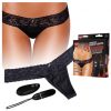 Hustler Wireless Remote Control Vibrating Panties Black S-M