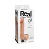 Real Feel #13 Dildo 8in Vibrating w/Balls Beige, Pipedream