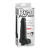 Real Feel Lifelike Toyz No. 13 Black Dildo