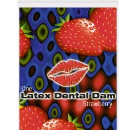 Dental Dam Strawberry