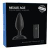 Nexus Ace Remote Control Butt Plug Large Black