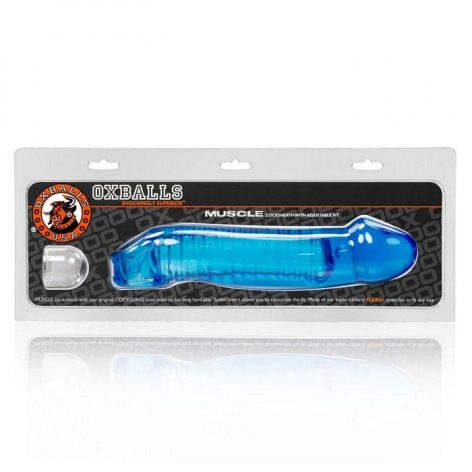 Oxballs Muscle Cocksheath Ice Blue Pkg