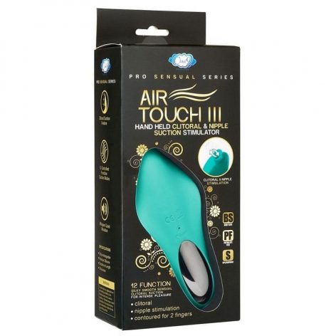 Air Touch III Clitoral & Nipple Stimulator Teal Box