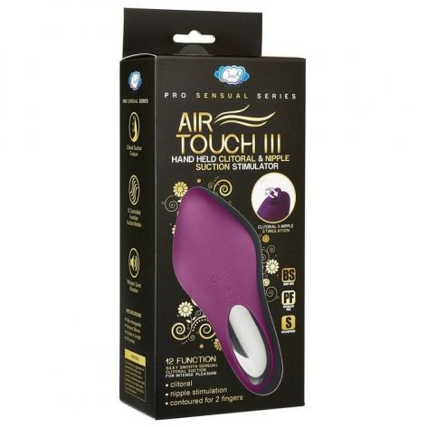 Air Touch III Clitoral & Nipple Suction Stimulator Plum Box