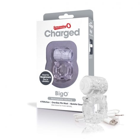 Charged BigO Clear Cock Ring