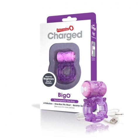 Charged BigO Purple Cock Ring