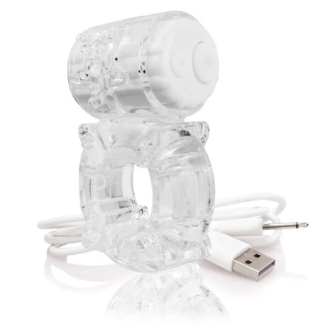 Charged BigO Vibe Cock Ring Clear, Screaming O