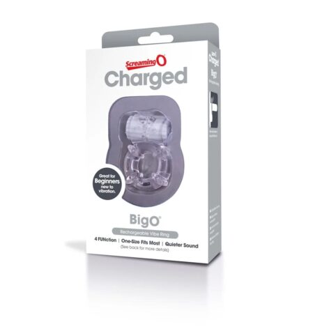 Charged BigO Vibe Cock Ring Clear, Screaming O